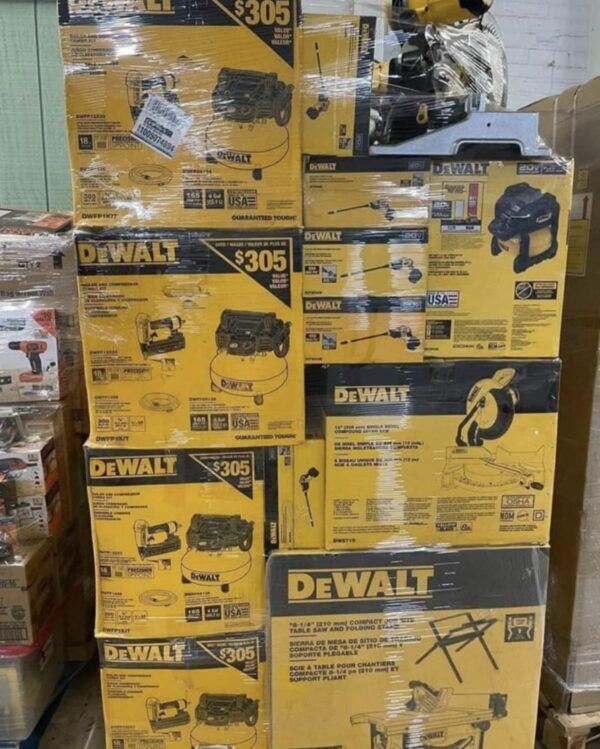 Dewalt Tool Pallets | Dewalt Tools Wholesale Pallet