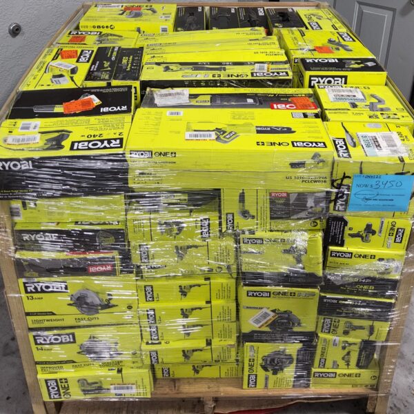 wholesale ryobi tools pallets