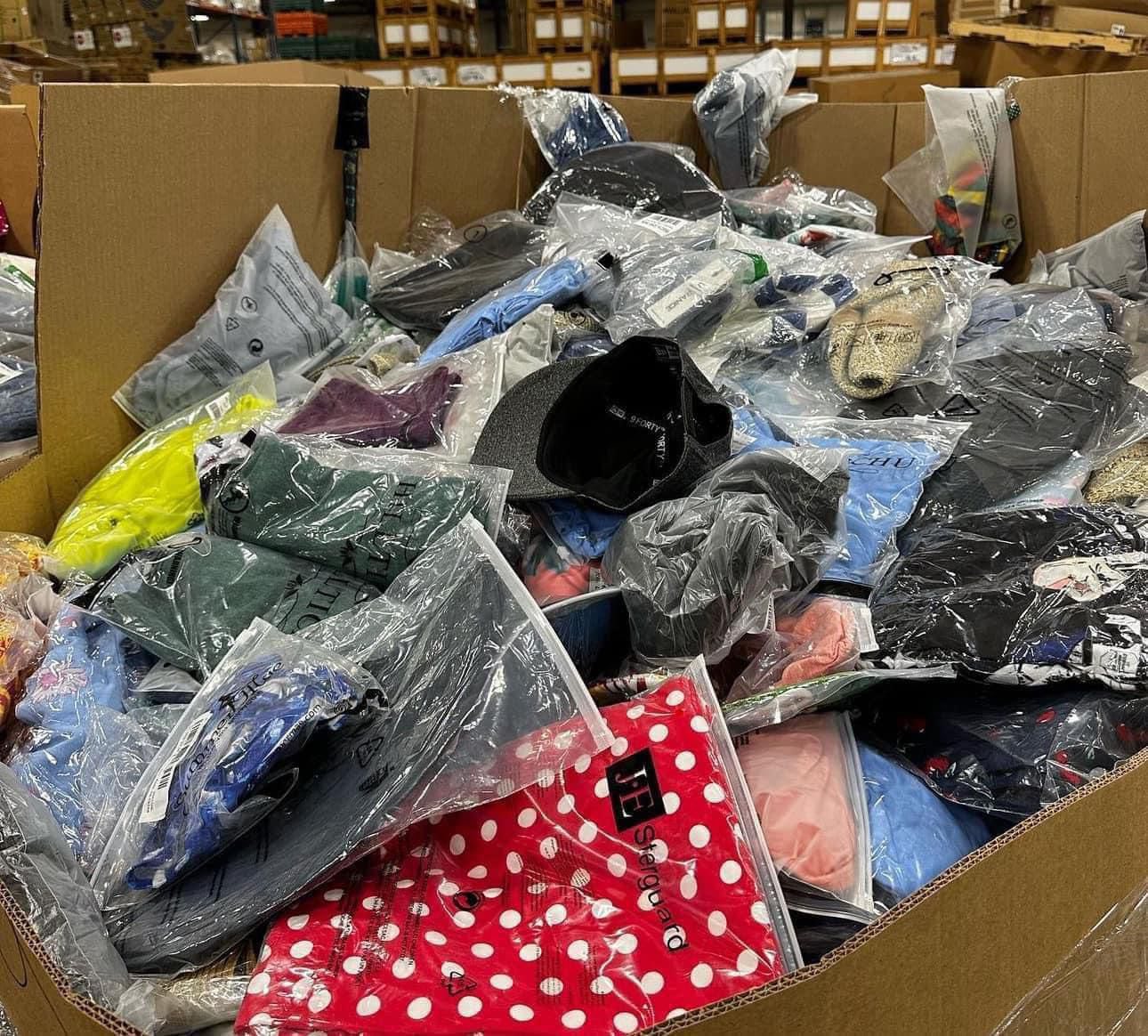 buy amazon bulk clothing pallet for sale