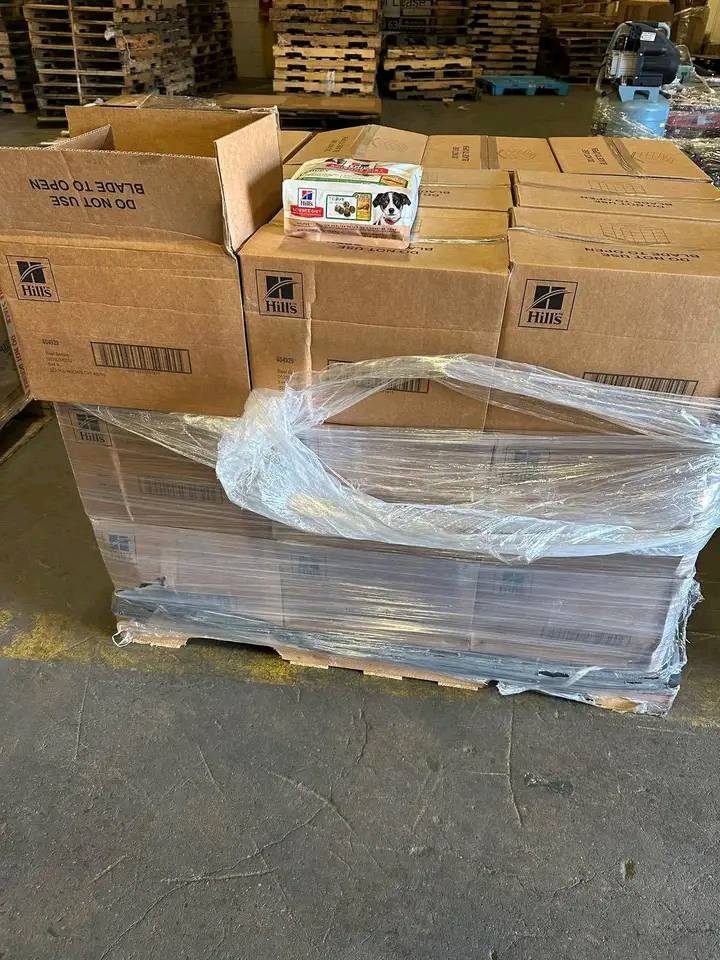 pallets of dog food for sale
